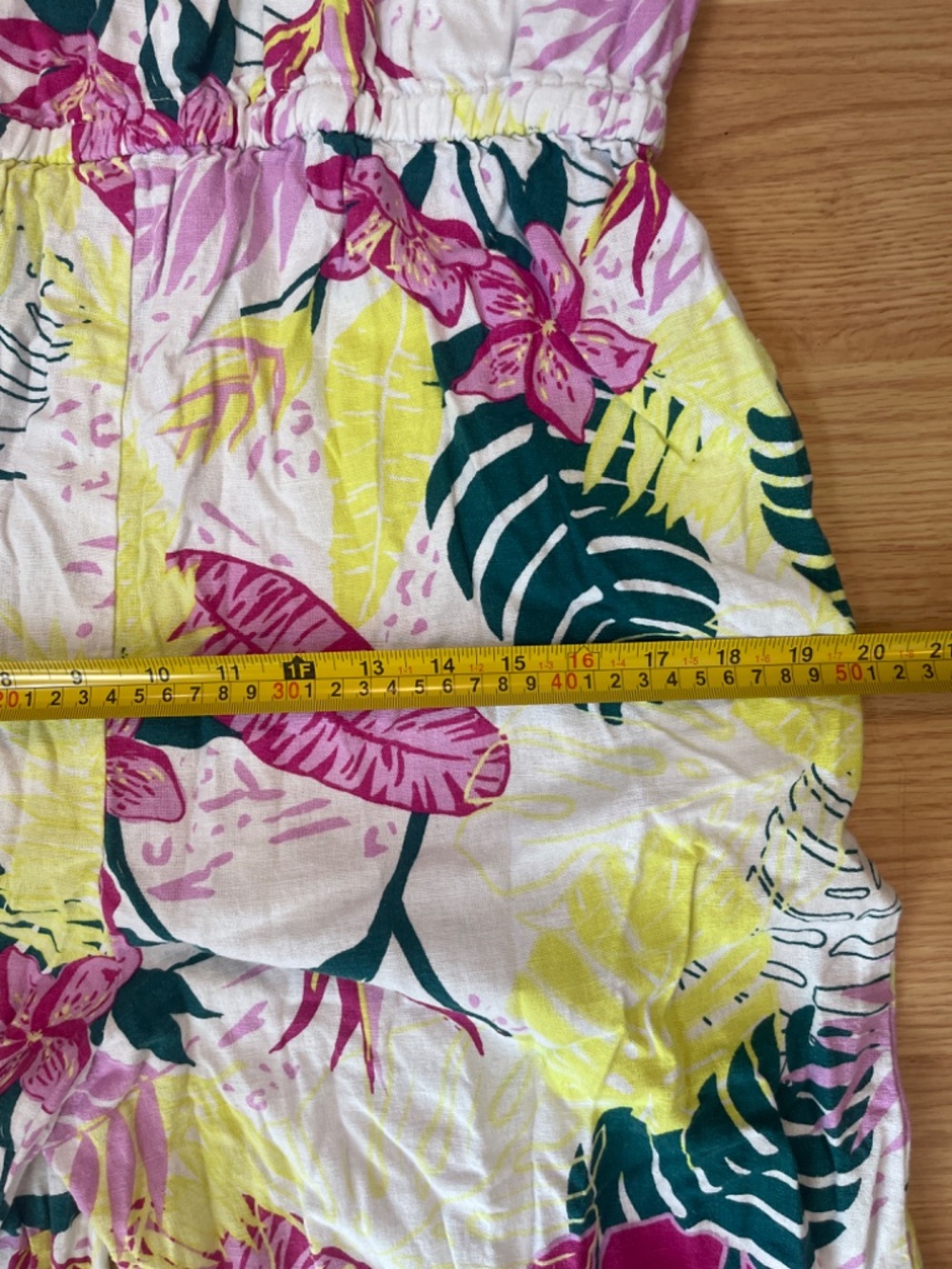 Nicole Miller Linen Blend Tropical Wide Leg Jumpsuit Overalls Size Medium - Picture 12 of 14